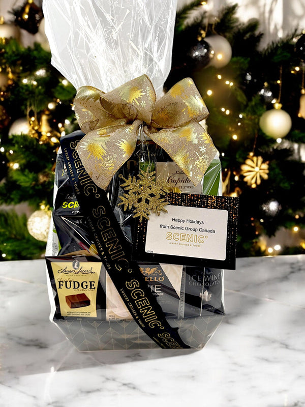 Corporate Branded Gift Baskets – FREE Custom Logo & Branding - with Min Order of $2000 - Glitter Baskets - 