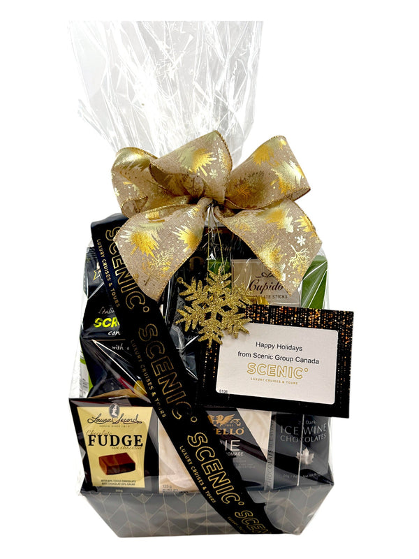 Corporate Branded Gift Baskets – FREE Custom Logo & Branding - with Min Order of $2000 - Glitter Baskets - 