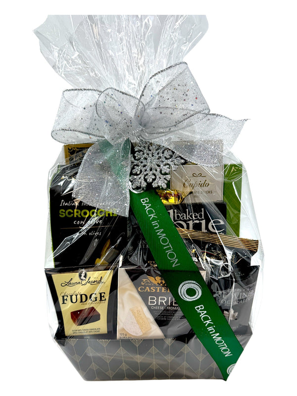 Corporate Branded Gift Baskets – FREE Custom Logo & Branding - with Min Order of $2000 - Glitter Baskets - 