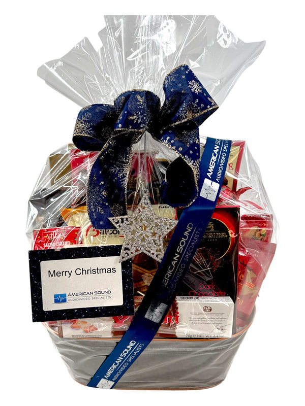 Corporate Branded Gift Baskets – FREE Custom Logo & Branding - with Min Order of $2000 - Glitter Baskets - 