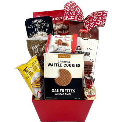 Corporate Cookie Delight Gift Basket – Gourmet Holiday Cookies & Treats - Glitter Baskets - Christmas Baskets