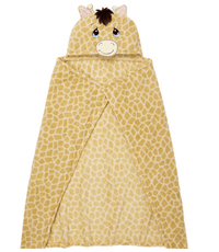 Cozy Giraffe Hooded Blanket – Soft Comfort for Your Little One - Glitter Baskets - Personalized Baby Gifts