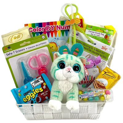 Crafters & Cuddles: Easter Creativity Basket for Kids - Glitter Baskets - Easter Baskets