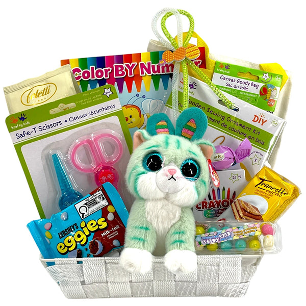 Crafters & Cuddles: Easter Creativity Basket for Kids - Glitter Baskets - Easter Baskets