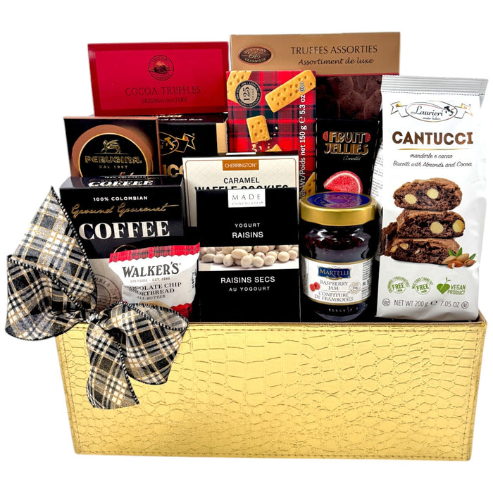 Delicious Coffee Sensation (K) - Glitter Baskets - Kosher Gift Baskets