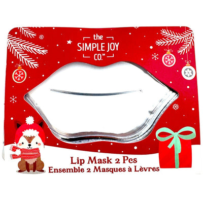 Deluxe Holiday Lip Mask Set in Festive Packaging - Glitter Baskets - 