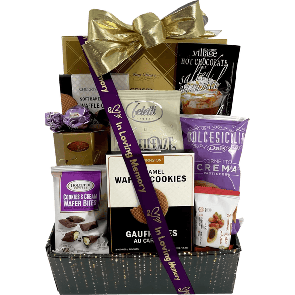 Elegant Comfort Gourmet Sympathy Gift Basket