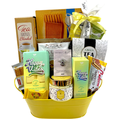 Feel the Heal Spa Get Well - Glitter Baskets -Get Well Soon Basket