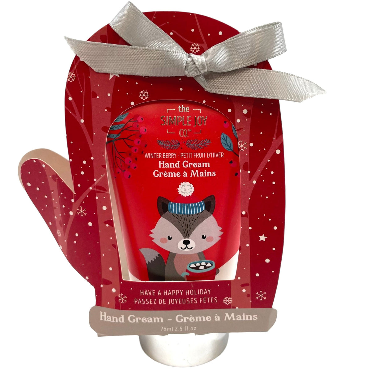 Festive Fox Winterberry Hand Cream - Glitter Baskets - 