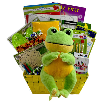 Froggy Fun Craft Adventure Gift Basket - Glitter Baskets - Kids Gift Basket