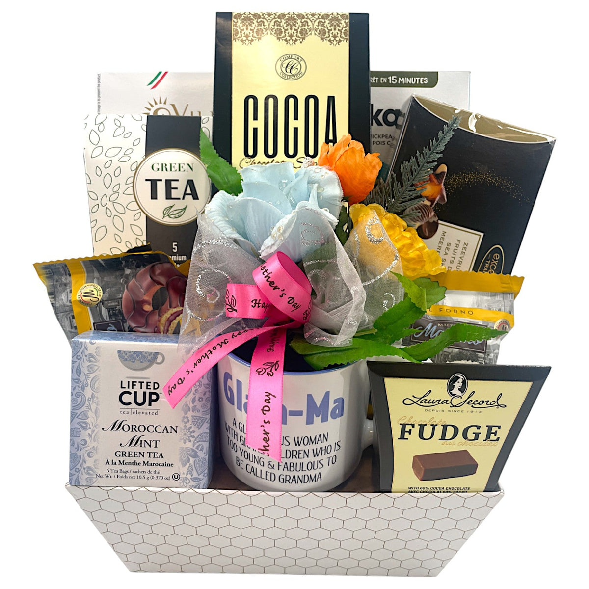 Glam - Ma Basket of treats - Glitter Baskets - Gift Baskets