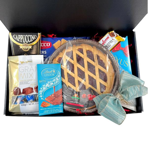 Panier cadeau de luxe Chocolat et Tarte aux Cerises Canada