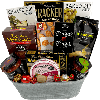 Gourmet Sublime Gift Basket - Glitter Baskets - Gift Baskets
