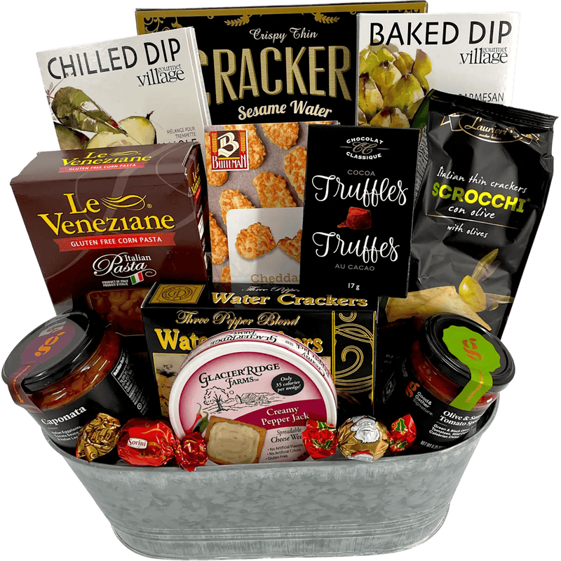 Gourmet Sublime Gift Basket - Glitter Baskets - Gift Baskets