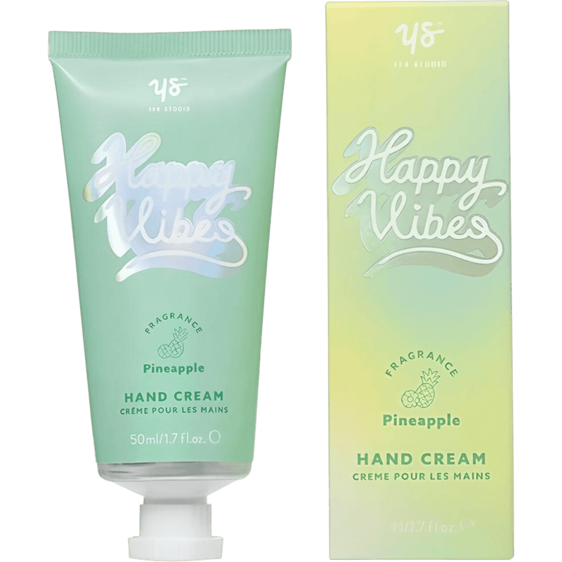 Happy Vibes Pineapple Hand Cream - Glitter Baskets - 