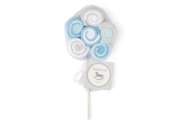 Heavenly Baby Treasure Chest - Glitter Baskets - Baby Boy Gift Basket