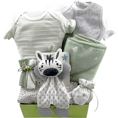 Hello Lil One - Glitter Baskets -Gender Neutral Baby Gift Basket
