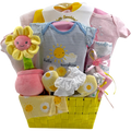 Hello Sunshine & Bees Baby Girl Gift Basket