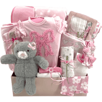 I'm So Adorable - Glitter Baskets - Baby Girl Gift Basket
