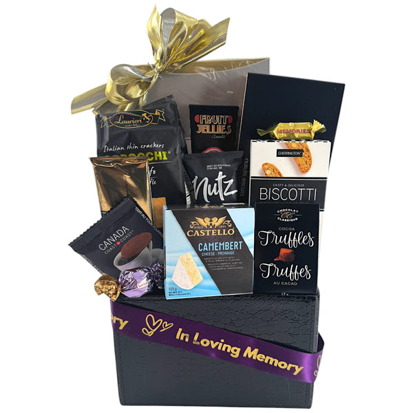 In Loving Memory Deluxe - Glitter Baskets - Sympathy Gift Baskets