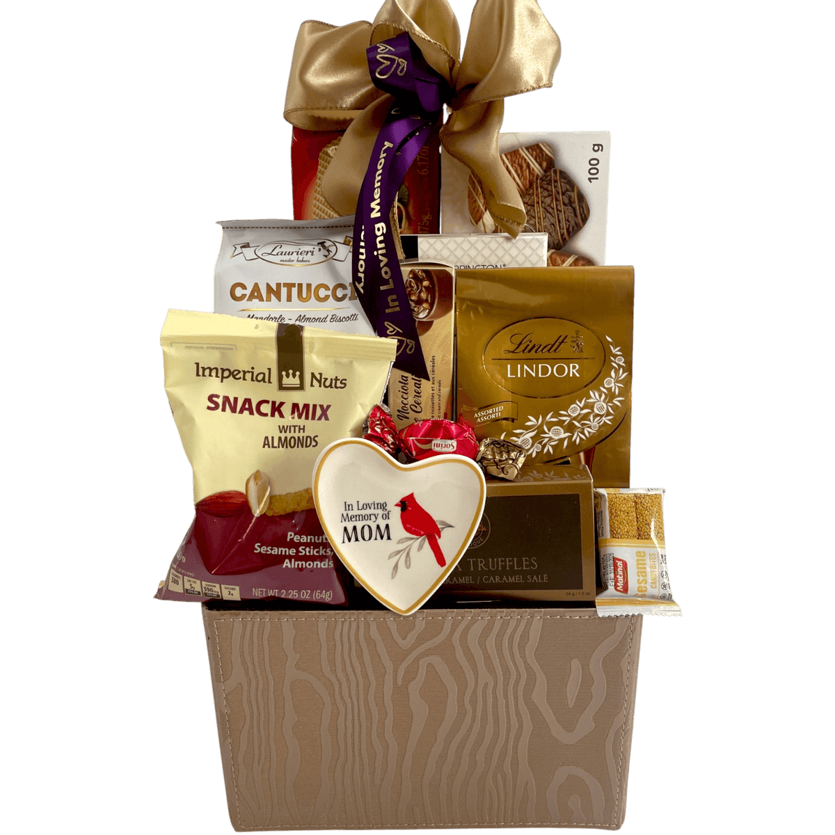 In Loving Memory of Mom Chocolate and Biscotti Gift Set