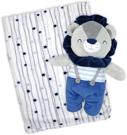 Lil Teddy Arrival Boy – The Perfect Baby Boy Gift Basket - Glitter Baskets - Baby Boy Gift Basket