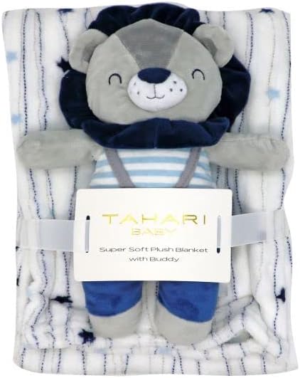 Lil Teddy Arrival Boy – The Perfect Baby Boy Gift Basket - Glitter Baskets - Baby Boy Gift Basket