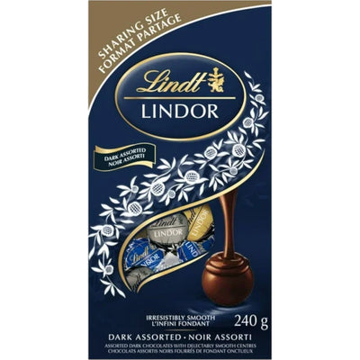 Lindt LINDOR Dark Chocolate Truffles – Large Bag - Glitter Baskets - 