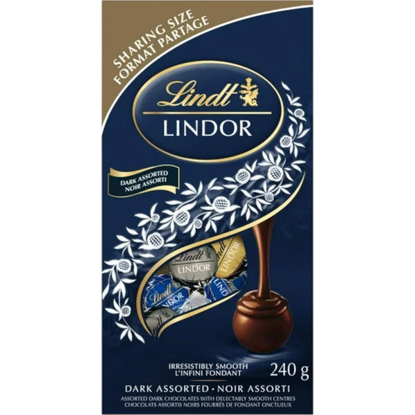 Lindt LINDOR Dark Chocolate Truffles – Large Bag - Glitter Baskets - 