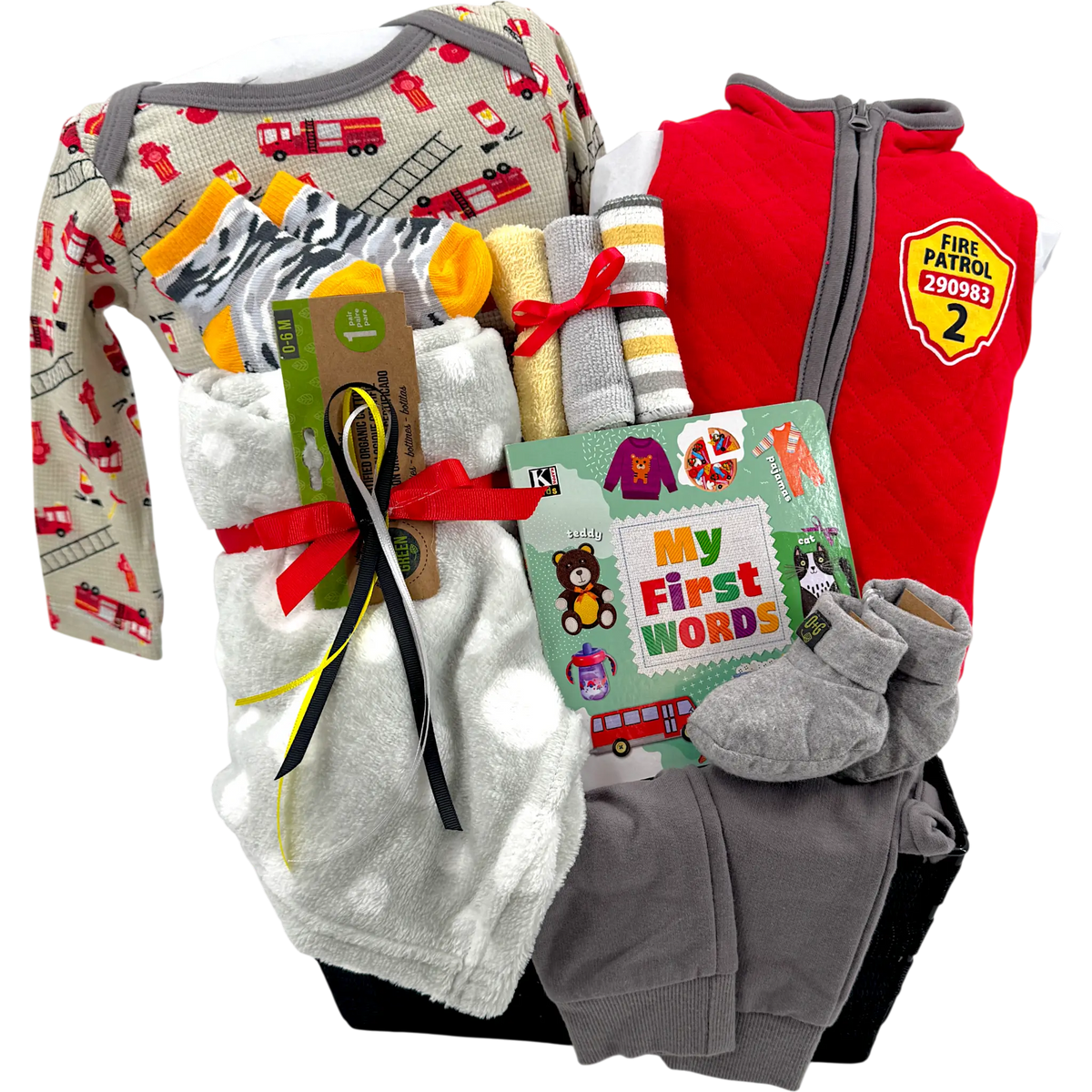 Little Fire Patrol Baby Boy Welcome Basket