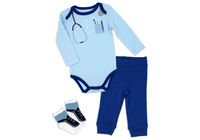 Little Miracle's Dentist Adventure Basket - Glitter Baskets - Baby Boy Gift Basket