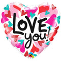 Love You Heart Balloon