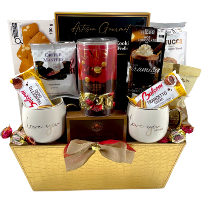 Love you More Gift Basket - Glitter Baskets -Gift Baskets