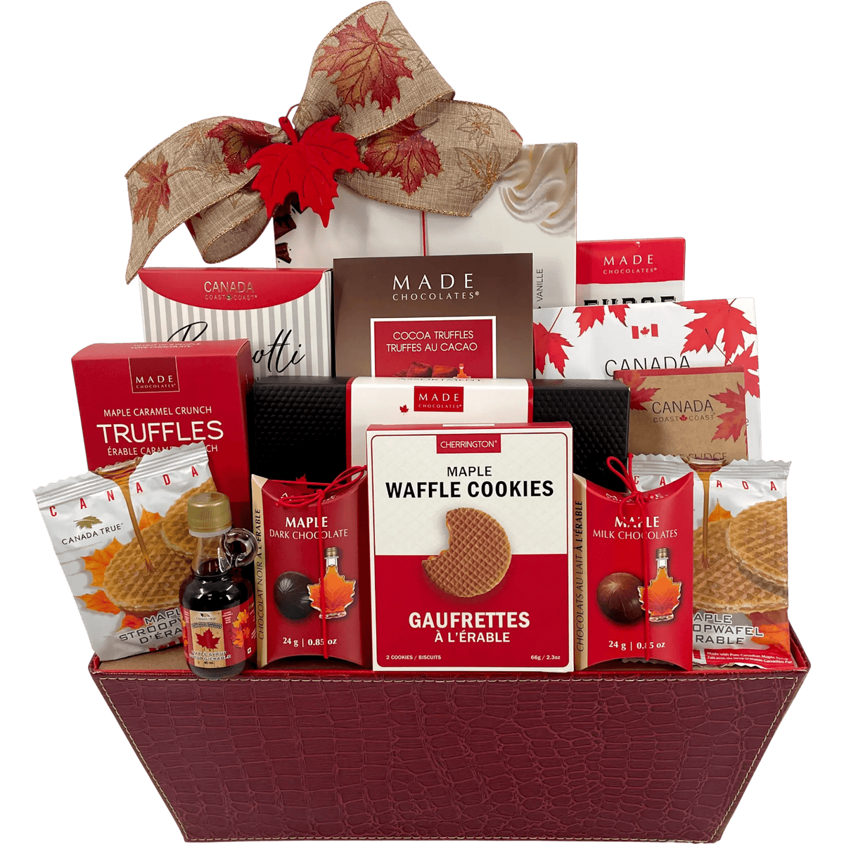 Cesta de regalo de lujo «Delicias de arce»