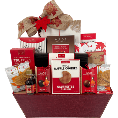 Maple Indulgence Luxury Gift Basket - Glitter Baskets - Christmas Baskets