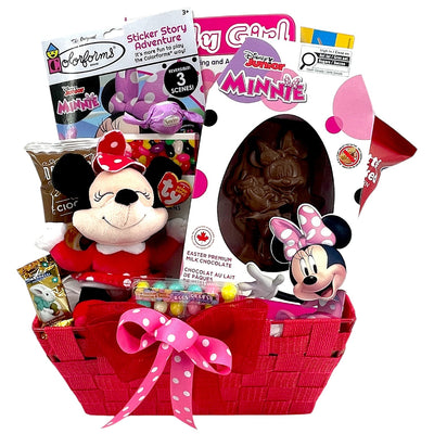 Minnie’s Springtime Surprise: Deluxe Easter Basket for Girls - Glitter Baskets - Easter Baskets