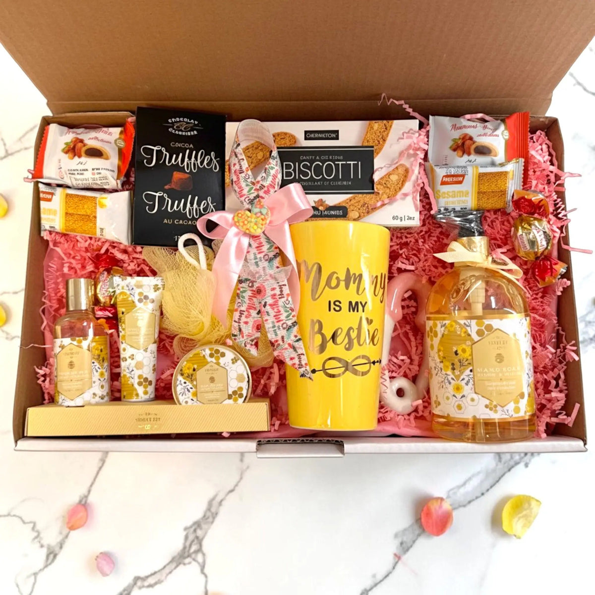 Mommy Is My Bestie Honeysuckle Spa and Sweets Box