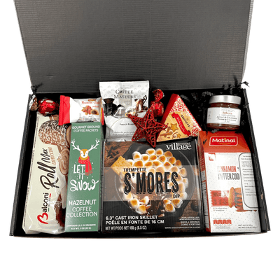Morning Bliss Indulgence Coffee Tea and Gourmet Corporate Gift Basket - Glitter Baskets - Christmas Baskets