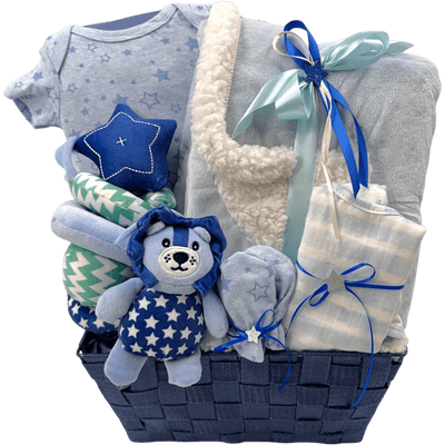 My Precious Baby Boy - Glitter Baskets - Baby Boy Gift Basket