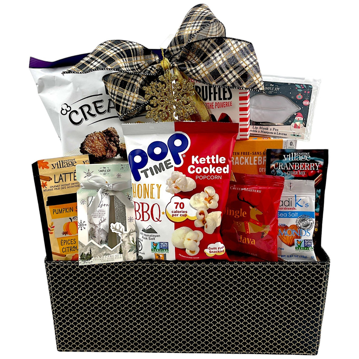 Northern Star: Luxe Gluten - Free Holiday Basket - Glitter Baskets - Christmas Baskets