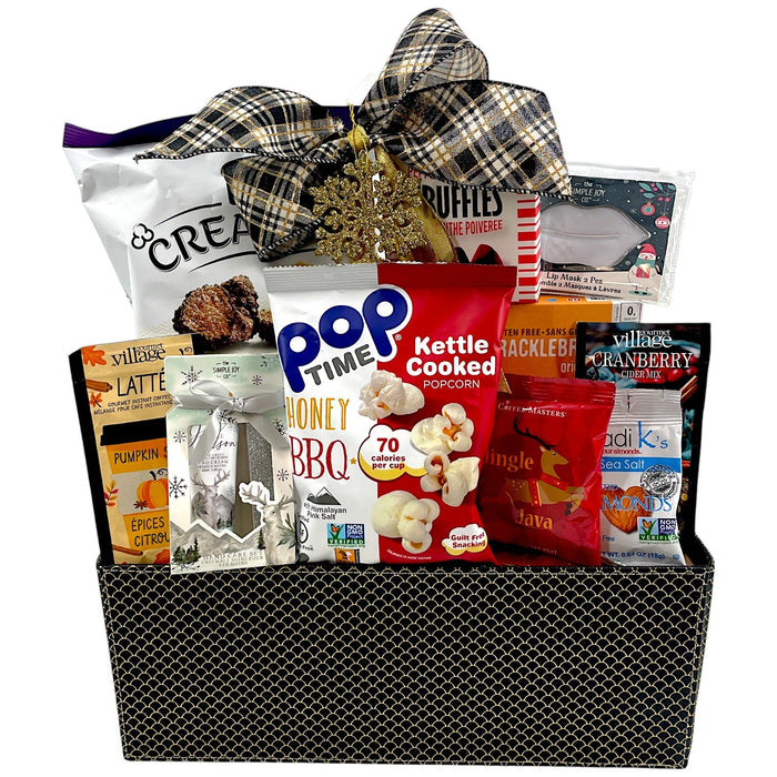 Northern Star: Luxe Gluten - Free Holiday Basket - Glitter Baskets - Christmas Baskets