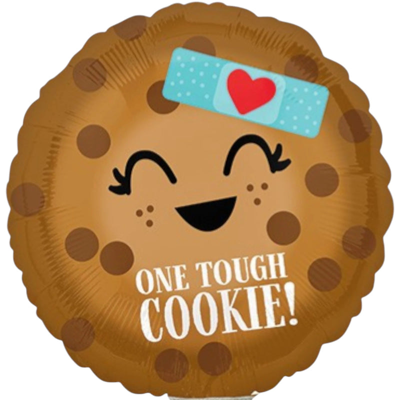 One Tough Cookie Balloon 9 Inch Mylar - Glitter Baskets - Balloon