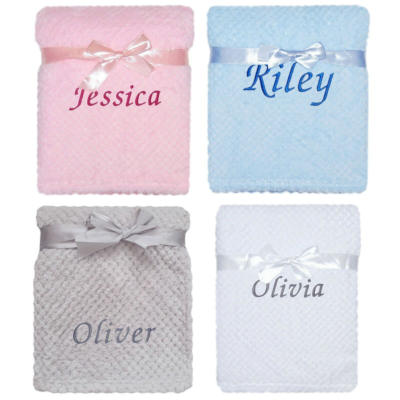 Personalize the Twins Blankets - Glitter Baskets - 