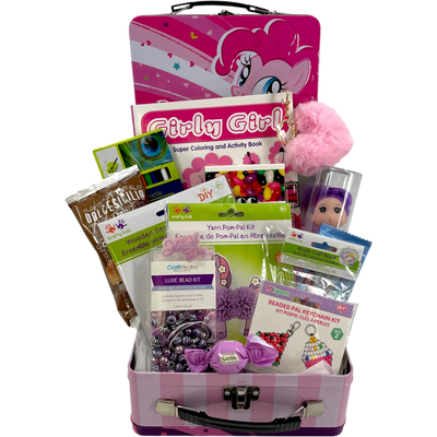 Pinkie Pie's Beads and Crafts Gift Set - Glitter Baskets -Kids Gift Basket