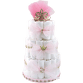 Pretty in Pink Princess Diaper Cake