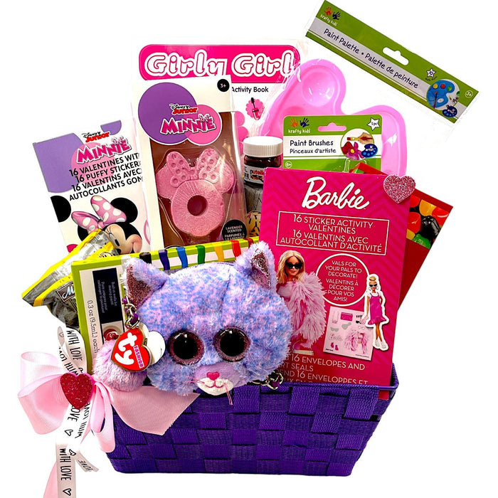 Princess Palette: Kids Valentine's Day Dream Box for Girls - Glitter Baskets - valentine's gift baskets