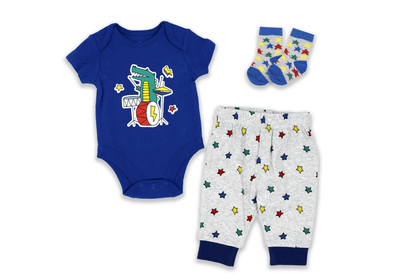 Pure Joy Gift Basket - Glitter Baskets - Baby Boy Gift Basket