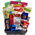 Rescue Squad Crayons and Candy Gift Basket for Kids