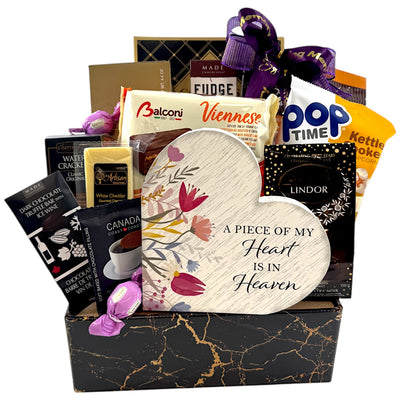 Rest In Peace Gift Basket - Glitter Baskets - Sympathy Gift Baskets