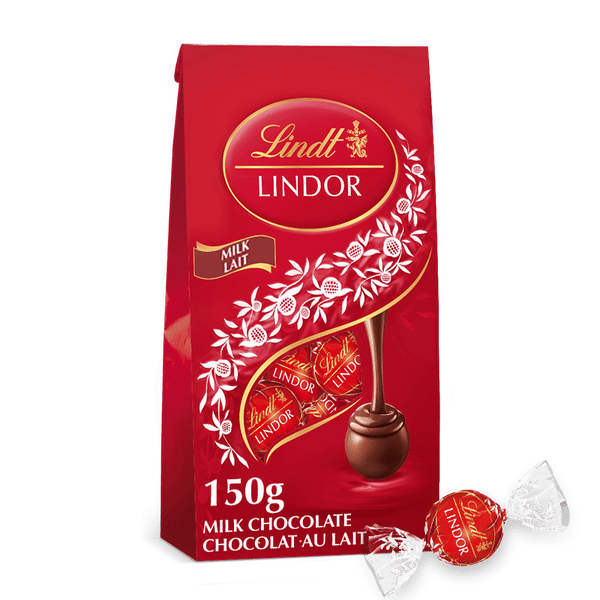 SALE - Lindor Milk Chocolate Truffles Bag - REGULAR PRICE 16$ - Glitter Baskets - 
